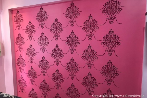 False Ceiling, Interior Painting, Stencil Painting, and Home Painting Recent Project at Thane Mumbai