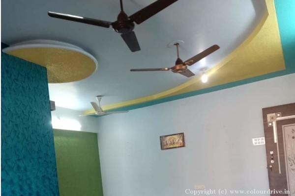 False Ceiling, Interior Painting, and Home Painting Recent Project at Thane Mumbai