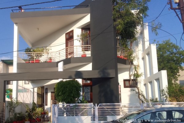 Exterior Painting, and Home Painting Recent Project at Mahalaxmi Nagar Indore