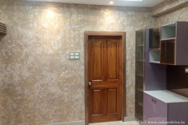 Texture Painting, and Home Painting Recent Project at Gajularamaram, Kukatpally Hyderabad