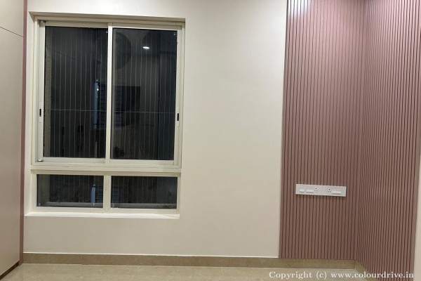 Enamel Painting, Exterior Painting, Interior Painting, and Home Painting Recent Project at Serilingampalle Hyderabad