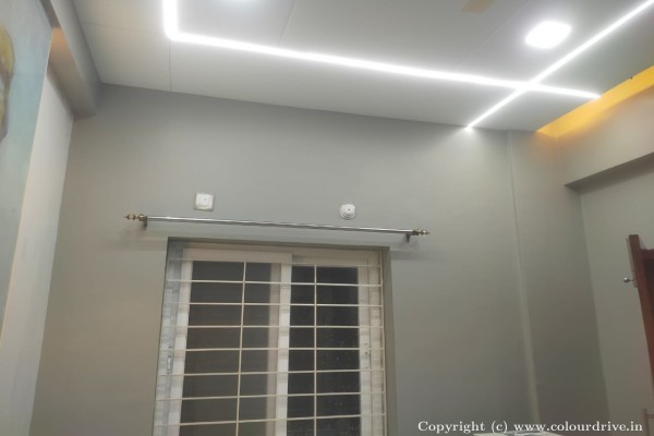 Enamel Painting, Exterior Painting, Interior Painting, Wood Polish, and Home Painting Recent Project at BK Enclave, Miyapur Hyderabad