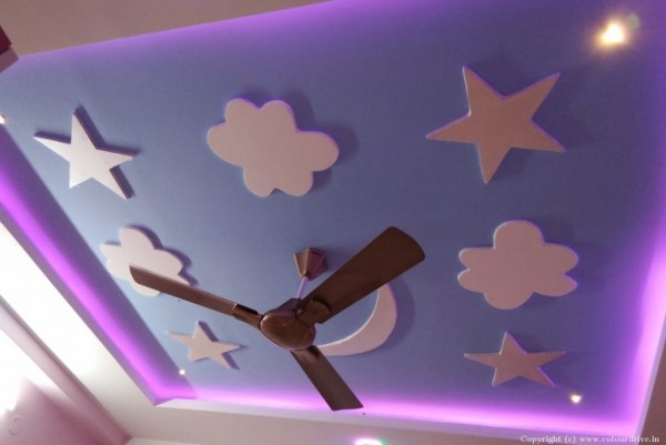 False Ceiling Design 2021 Star And Moon False Ceiling For Kids Room