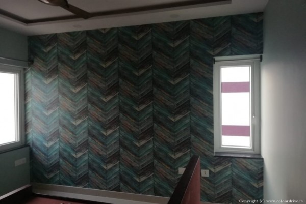 Wallpaper Design For Home India Zig Zag Wallpaper For Master Bedroom