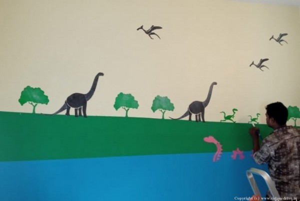 Kids Decor Design Dinasoure Glow Theme Kids Room Decor For Kids Room