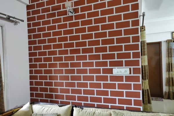 Texture Wall Design For Bedroom Bricks Pattern Texture Painting For Bedroom