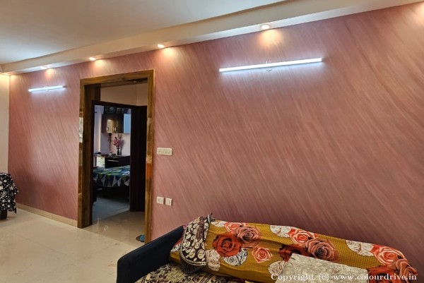 False Ceiling,  Interior Painting,  Texture Painting, and Home Painting Recent Project at Gunjur Bangalore