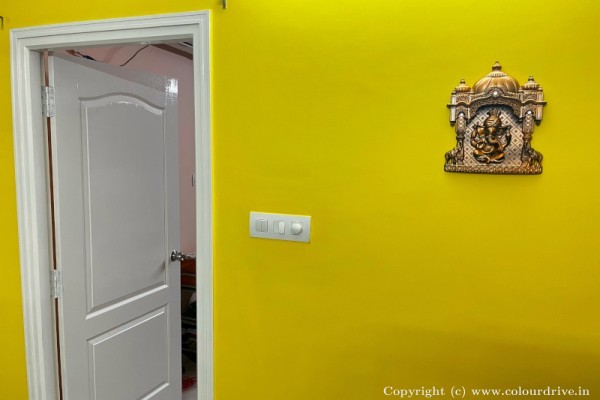 Interior Painting,  Wallpaper, and Home Painting Recent Project at Miyapur Hyderabad